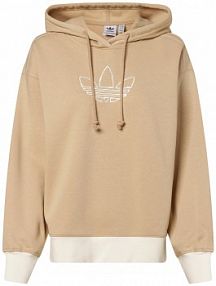 Bluza z kapturem beżowa adidas Originals damska
