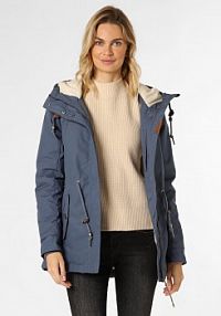 Parka  Kobiety Sztuczne włókno niebieska jednolity XS Ragwear