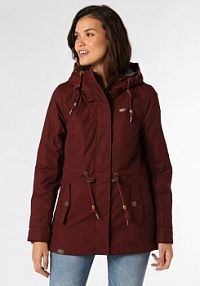 Parka  Kobiety Sztuczne włókno czerwona jednolity L Ragwear