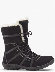 Kozaki zimowe sznurowane  damskie Bonprix