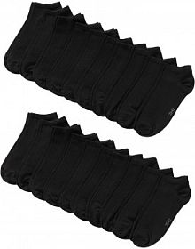 Skarpety do sneakersów (20 par), bawełna organiczna  damskie Bonprix