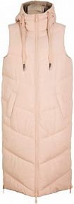 Kamizelka pikowana dwustronna, z kapturem, z poliestru z recyklingu  damska Bonprix