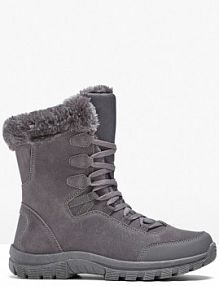 Ocieplane kozaki sznurowane z membraną Tex  damskie Bonprix