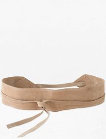 Skórzany pas kimonowy  damski Bonprix