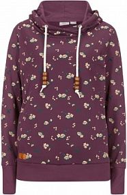 Bluza z kapturem z troczkami z czystej bawełny  damska Bonprix