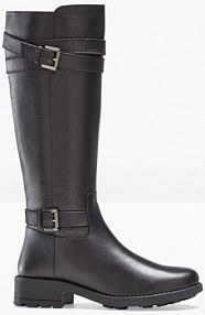 Kozaki skórzane  damskie Bonprix