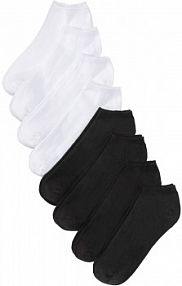 Skarpety do sneakersów z bawełny organicznej (8 par)  damskie Bonprix