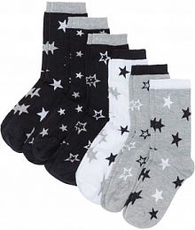 Skarpety z bawełną organiczną (6 par)  damskie Bonprix