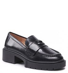 Półbuty wsuwane Coach czarne damskie