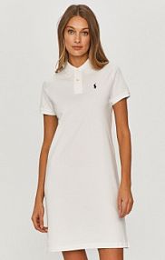 Sukienka Polo Ralph Lauren  biała 211799490017
