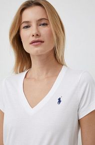 T-shirt Polo Ralph Lauren  biały damski 211902403