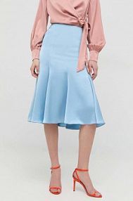 Spódnica midi Trussardi  niebieska 56G00251.1T00