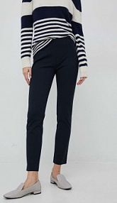 Spodnie eleganckie Lauren Ralph Lauren  granatowe damskie 200631310022