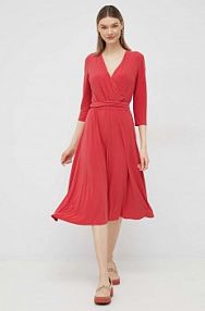 Sukienka mini Lauren Ralph Lauren  czerwona 250769904