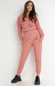 Ciemnoróżowy 2-częściowy Komplet Dresowy Nampheffo Born2Be damskie