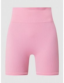 Kolarki z prążkowaną fakturą model Sahana TheJoggConcept różowe EAN 22800028