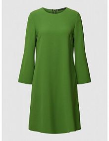 Sukienka mini z wszytym zamkiem błyskawicznym LUISA CERANO zielona EAN 778371 3417