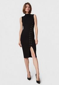 Sukienka dzianinowa Guess czarna 