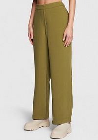 Spodnie eleganckie Moss Copenhagen zielone damskie Materiałowe