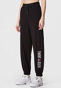 Spodnie dresowe Tommy Jeans czarne damskie 