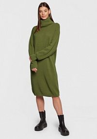 Sukienka dzianinowa United Colors Of Benetton zielona 