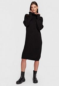 Sukienka dzianinowa United Colors Of Benetton czarna 