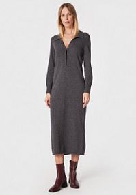 Sukienka dzianinowa Sisley szara 