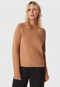 Sweter BOSS brązowy damski 