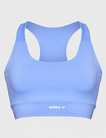 Biustonosz sportowy NEBBIA niebieski Top