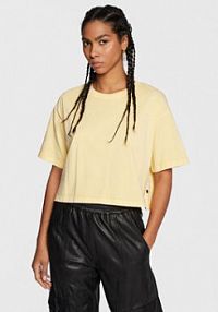 T-shirt LTB żółty damski 