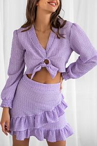 Bluzka DeeZee fioletowa damska