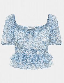 Bluzka DeeZee niebieska damska