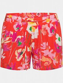 Szorty Rip Curl czerwone wielokolorowe damskie