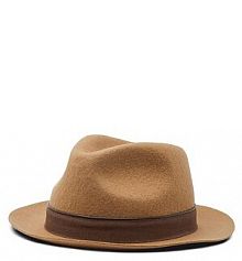 Kapelusz Coccinelle brązowy damski