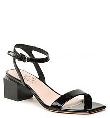 Sandały na obcasie AGL czarne