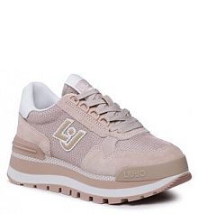 Półbuty na koturnie Liu Jo różowe