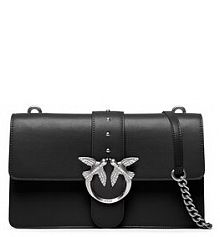 Torebka listonoszka PINKO czarna