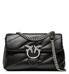 Torebka listonoszka PINKO czarna