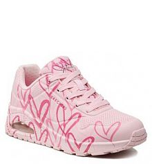 Sneakersy Skechers różowe damskie