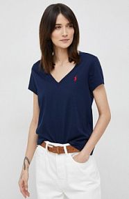 T-shirt Polo Ralph Lauren  granatowy damski 211902403