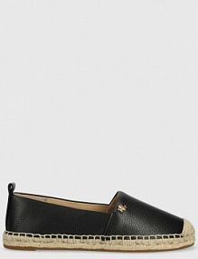 Espadryle Lauren Ralph Lauren  czarne damskie 802905304001.