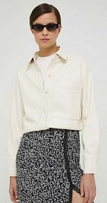 Koszula z długim rękawem Abercrombie & Fitch beżowa KI140.3235.17