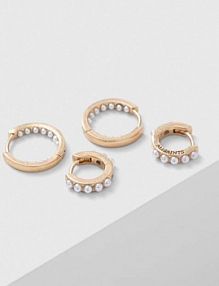 Kolczyki AllSaints  złote 420900BRS