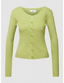 Kurtka z dzianiny z drobnym prążkowaniem model Carlie moves zielona damska EAN 221382679