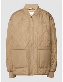 Bomberka o kroju oversized z wpuszczanymi kieszeniami po bokach s.Oliver RED LABEL beżowa EAN 2131128