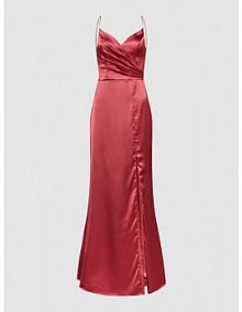 Sukienka wieczorowa z dekoltem w kształcie serca Laona czerwona EAN 24222-1120