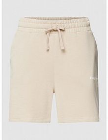 Szorty z dzianiny dresowej z wpuszczanymi kieszeniami model Safine TheJoggConcept brązowe damskie EAN 22800019