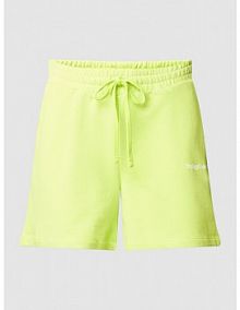 Szorty z dzianiny dresowej z wpuszczanymi kieszeniami model Safine TheJoggConcept żółte damskie EAN 22800019