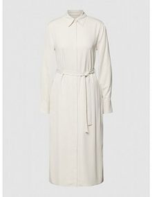 Sukienka midi z paskiem w talii Calvin Klein Womenswear biała EAN K20K205218