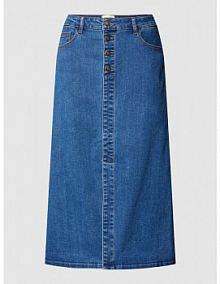 Spódnica jeansowa z 5 kieszeniami model Harlow FREE/QUENT niebieska EAN 201094